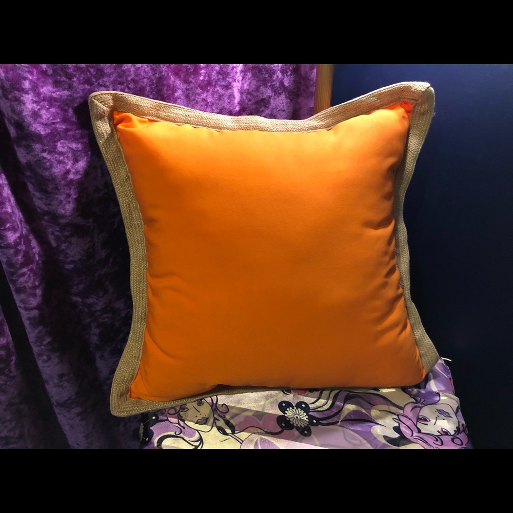 Orange Accent Pillow